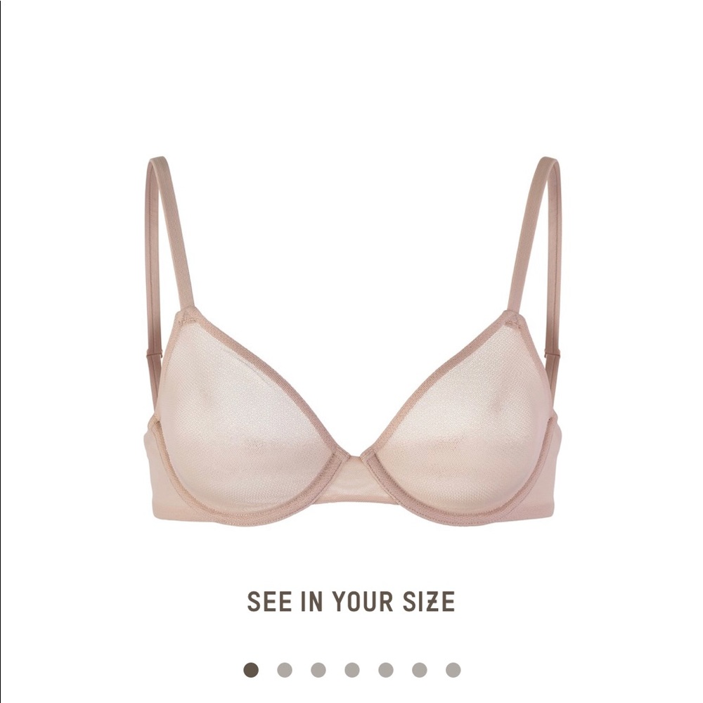 SKIMS mesh knit underwire bra